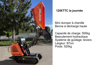 Location Mini dumper Thermique Autre à Boulay-Moselle